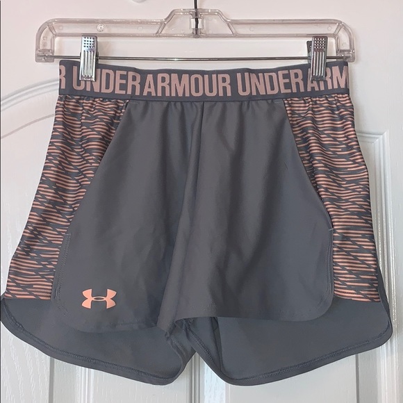 Under Armour Women’s Athletic Shorts with Pockets - Picture 1 of 3